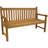 Heilman Mission-Back Teak Garden Bench-1788271615