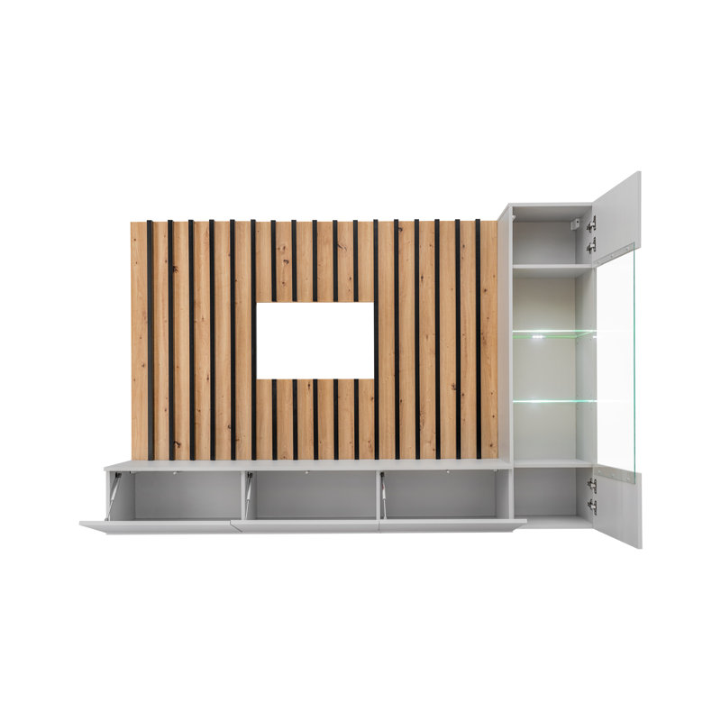 Belvie Unfinished Floating Entertainment Centre for TVs up to 78"