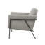 Fauteuil d'appoint Brayden avec structure en métal durable et mousse à haute densité pour un confort et un soutien supérieurs