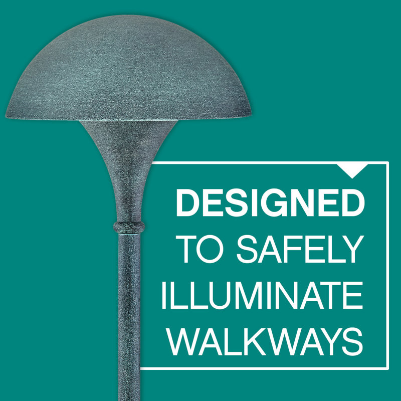 Green 26" H Hardwired Path Light
