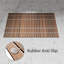 Tapis de bain Roll-up Teak