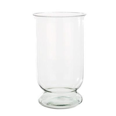 13.7" Hurricane Clear Vase