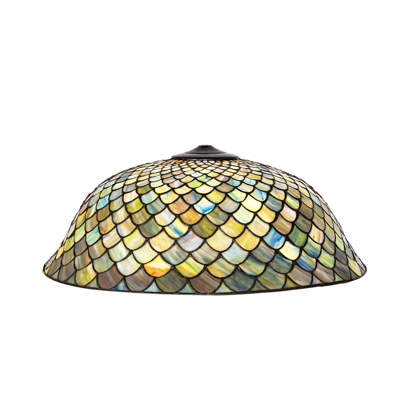 24" Wide Tiffany Fishscale Shade