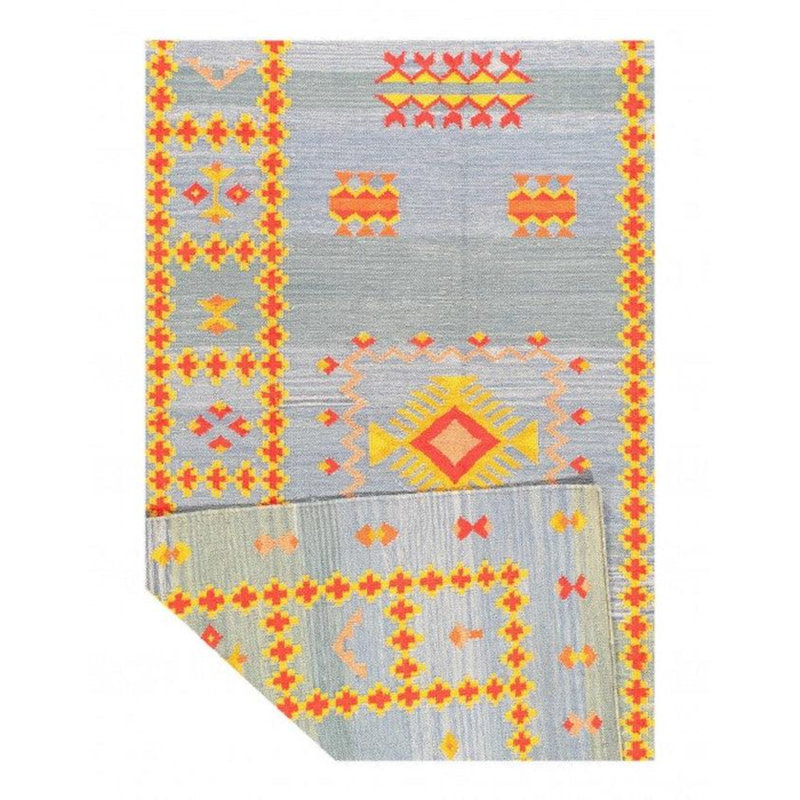 Ikat Area Rug in Blue