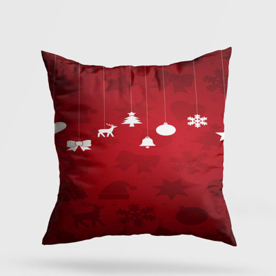 Premium Washable Cushion, 17.0 x 17.0 Inches, 50% Cotton / 50% Polyester, Silicone Filling, Concealed Zip | Soft, Comfortable & Ironable | Perfect for Home Decor, Living Room & Bedroom Accents