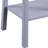 Display And Utility Accent Table In Gray - Rectangular For Home Shape Decor