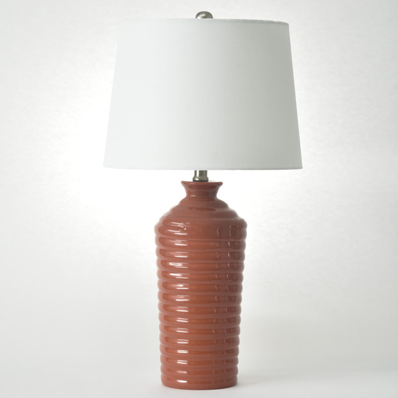 Ceramic Table Lamp, Paprika Brown
