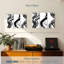 Impression sur toile Wispy Black Brush Strokes-93025580