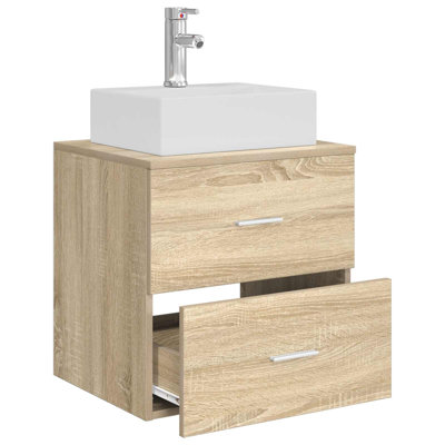 Single Bathroom Vanity with Ceramic Basin