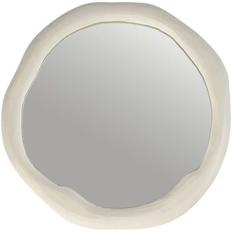 Miroir Armada, Crème, crème, 30 po x 30 po
