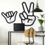 Abstract Non-Wall Damaging Wall Decal