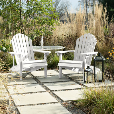 Anette Outdoor Adirondack Set