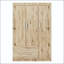 Armoire de rangement à 3 portes avec 2 tiges de suspension et tiroir verrouillable