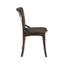 Ensemble de 2 chaises d'appoint en métal à dossier en X