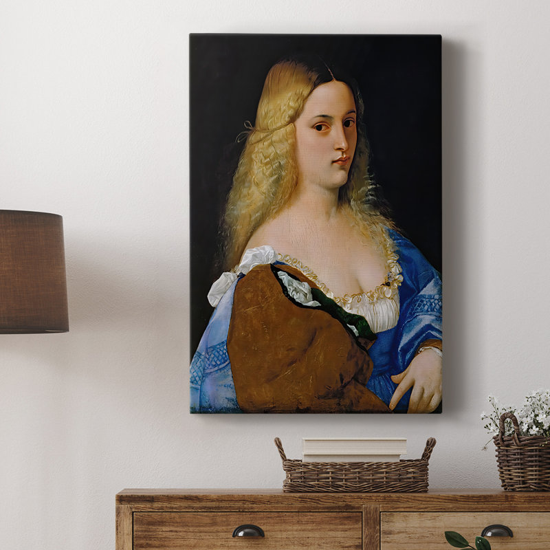 Violante - Toile tendue sur châssis par Titian, 12 x 18