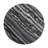 Round Marble Top Accent Side Table Black