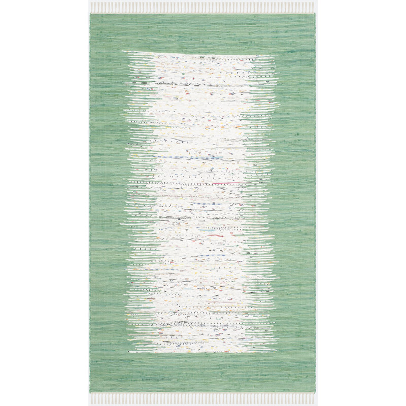 Cotton Hand Woven Area Rug, Rectangle 152 x 244 cm