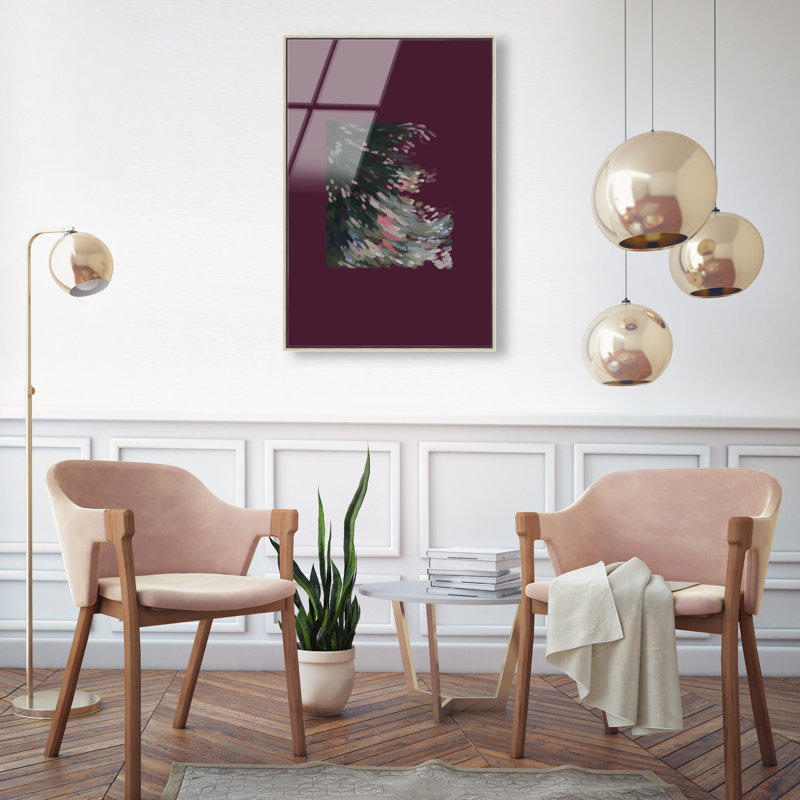 Falling Delicately High-Gloss Frameless Acrylic Glass Wall Art Abstract Print by Oliver Gal, Ready to Hang, 10 x 15