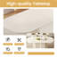 220cm Cream White Oval Dining Table