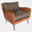 Fauteuil en cuir fleur 31 po Brigit-1873959706