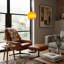 Lampe sur pied en verre Sunset