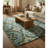 Cementon Handmade Green Floral 100% Wool Tufted Area Rug-613348134