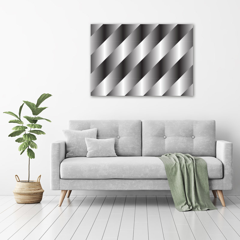 Abstraction Stripes - No Frame Print on Canvas
