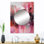 Xavian Modernist Expressions III - miroir moderne Mid-Century, miroir mural décoratif moderne, impression d'art en métal