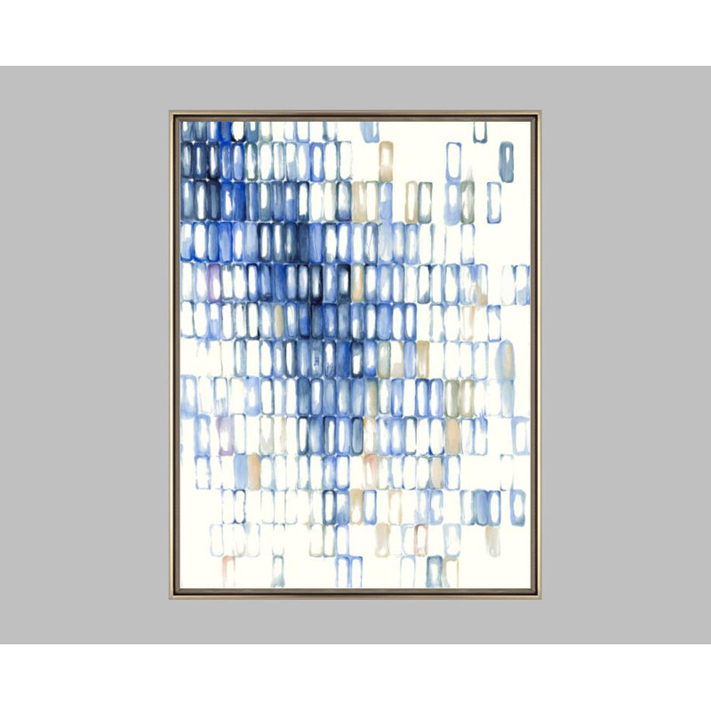 Gradation I Print by Sara Brown, Image Brush Gel, 53" H x 40" W x 1.5" D