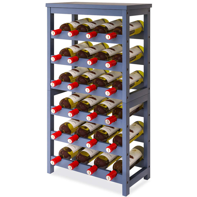 Bacote Wine Bottle Rack, Grey