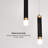 Muscato 4 - Light Black LED Dimmable Kitchen Island Pendant