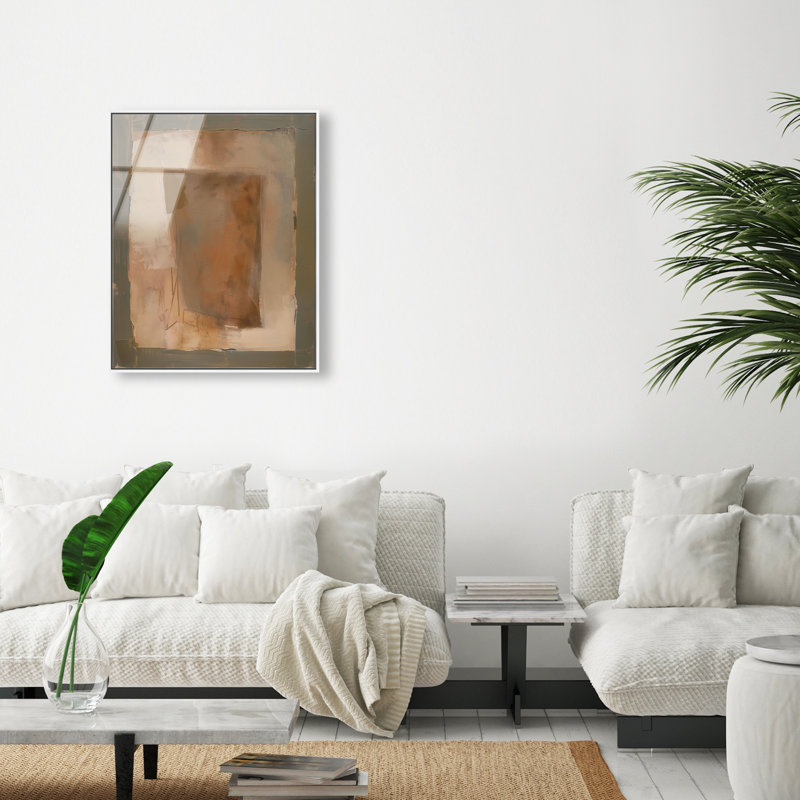 Molasses Muse High-Gloss Frameless Acrylic Glass Wall Art Abstract Print by Oliver Gal, Ready to Hang, 16 x 20, 31"H x 25"W