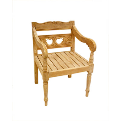 Chaise de patio teck Proulx