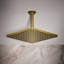 Honesty 10" Single-Function Wall or Ceiling-Mount Square Rainhead, Square Rain Showerhead 1.75 GPM-327873837