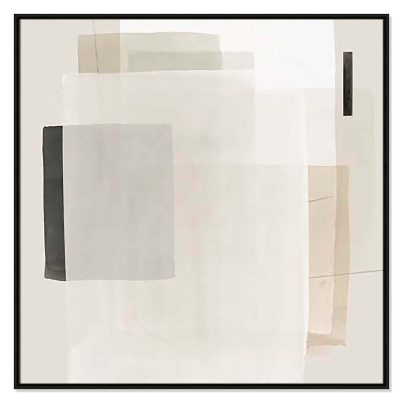 Mystical Momentum I par Hazel J, Cadre flottant espresso, H 41,5 po x l 41,5 po x P 2 po