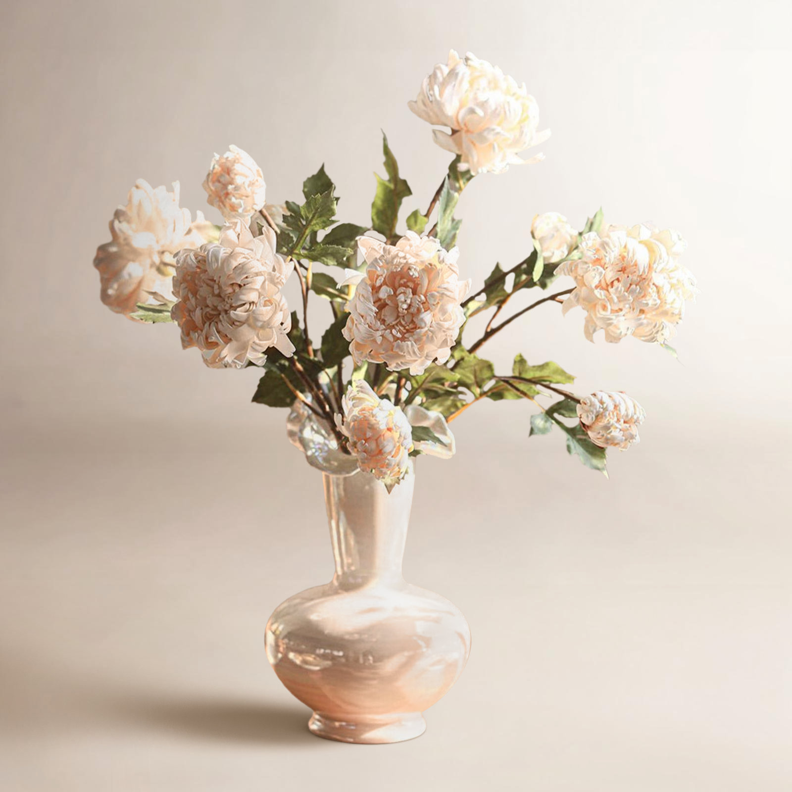 Seattle Dahlia Floral Stems, White