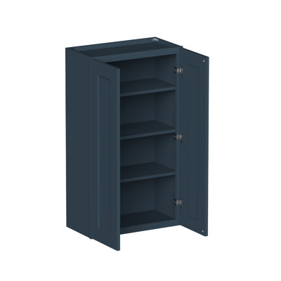 Armoire murale de cuisine standard l 24 po x P 12 po x H 42 po prête à assembler Casainc
