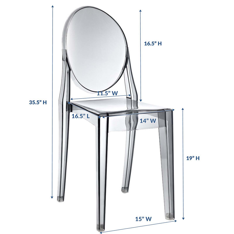 Chaise d'appoint Casper par Modway, Fumée