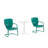 Landyn 2 - Person Patio Dining Set Round Table