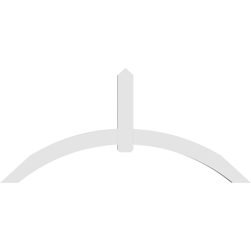 Support pour pignon en PVC Archdale, H 44 po x l 96 po (pas: 11/12), P 4 po x F 6 po