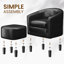 Fauteuil demi-tonneau avec repose-pieds Andina-1133897621