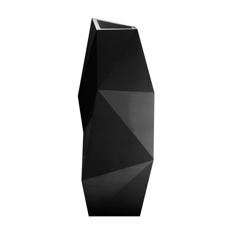 Jardinière Faz, Noir, H 62,5 po x l 24 po x P 26,75 po