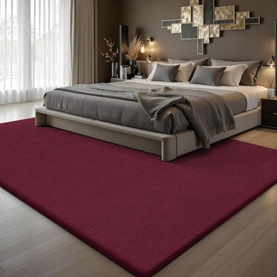 Rectangle 120 cm x 160 cm Plain Weave / Muslin Area Rug
