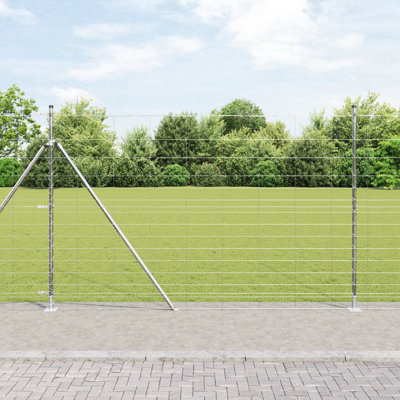 Vidaxl Field Fence Galvanised Steel