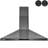 AKDY 36" Stainless Steel 343 CFM Convertible Wall Range Hood with Mesh Filter