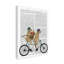 « yellow labrador tandem text », reproduction d’impression sur toile tendue-33421466