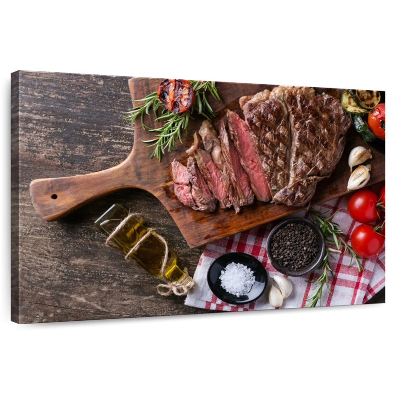 Yarlin Sliced Beef Steak, 34" H x 51" W
