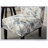 Capa Print Fabric Armless Contemporary Accent Chair, Blue Leaves 21.63" W x 29.13" D x 32.75" H; Seat height 17.50"
