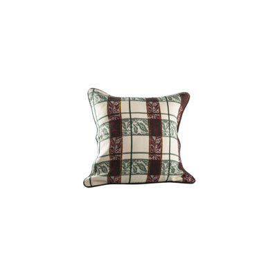 Noel Patchwork Cotton Throw Pillow