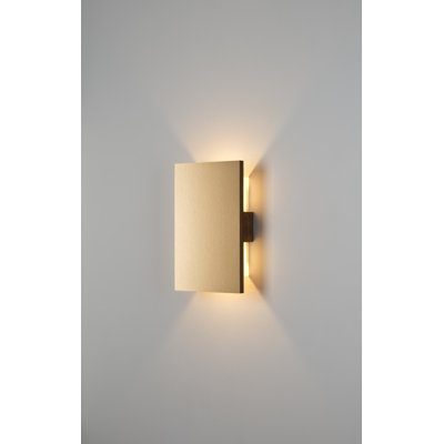 Tersus Solid Wood LED Flush Mounted Sconce